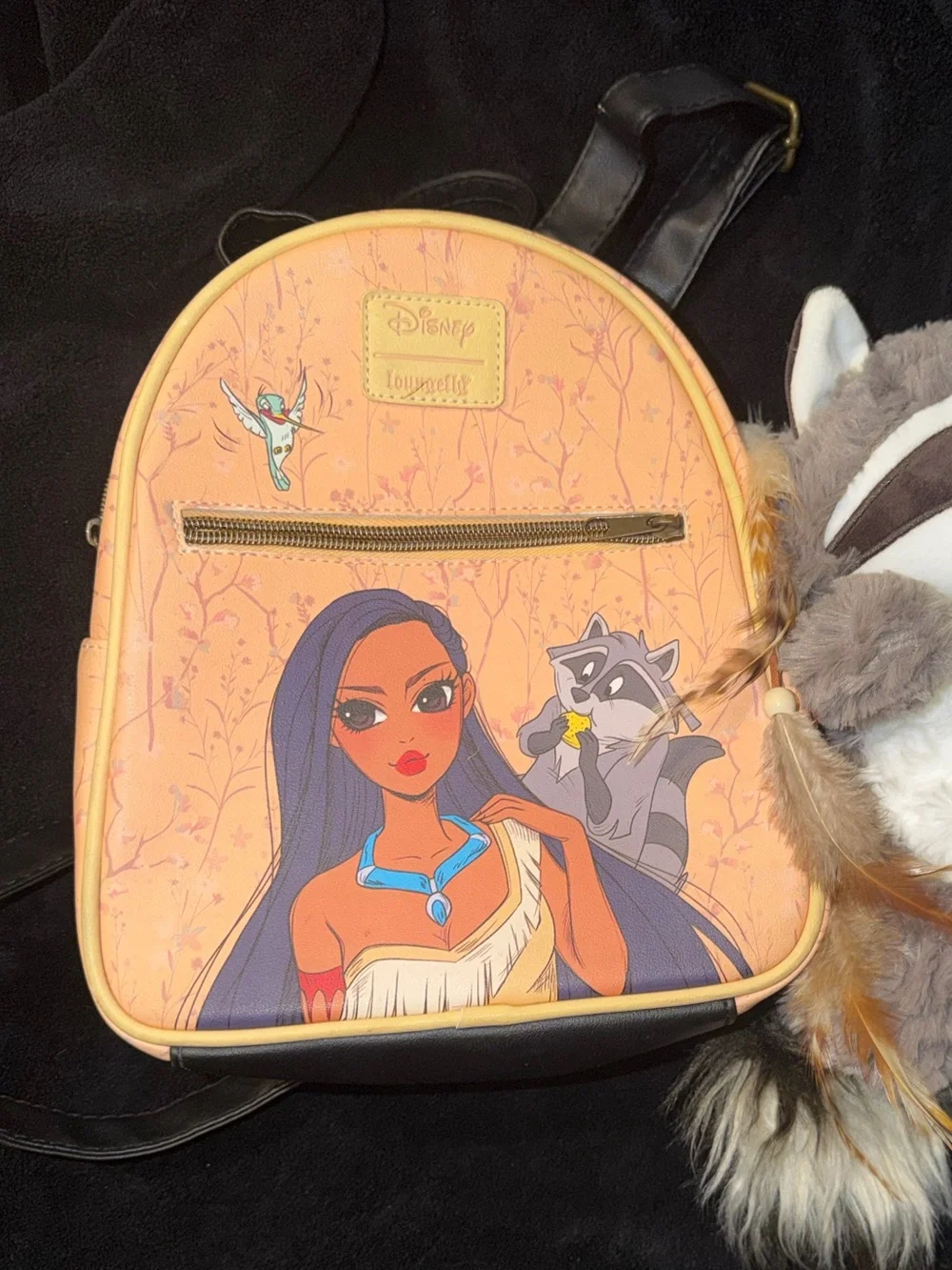 Loungefly Peach Pocahontas Mini Backpack Pocahontas